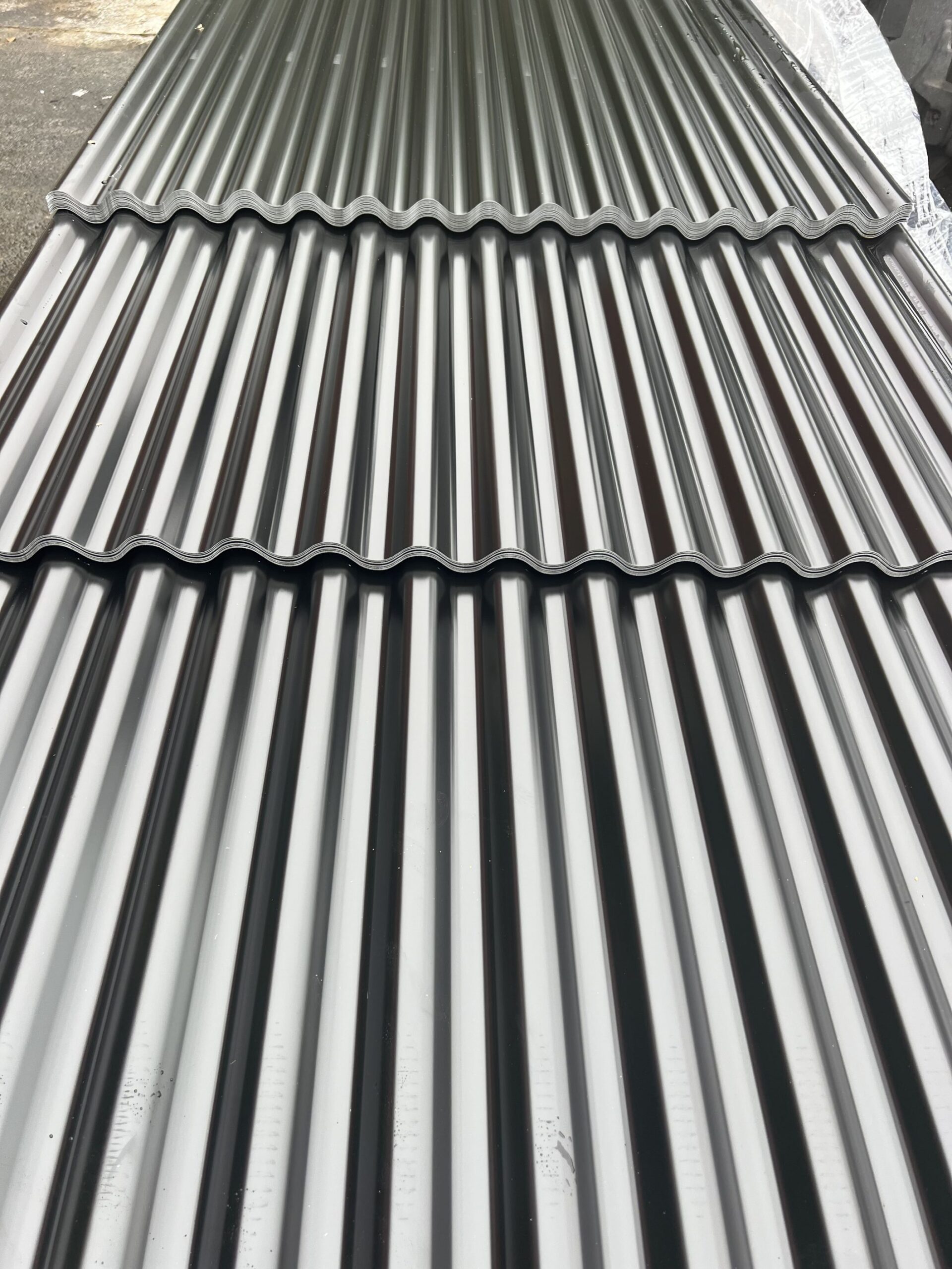 Corrugated roof sheets